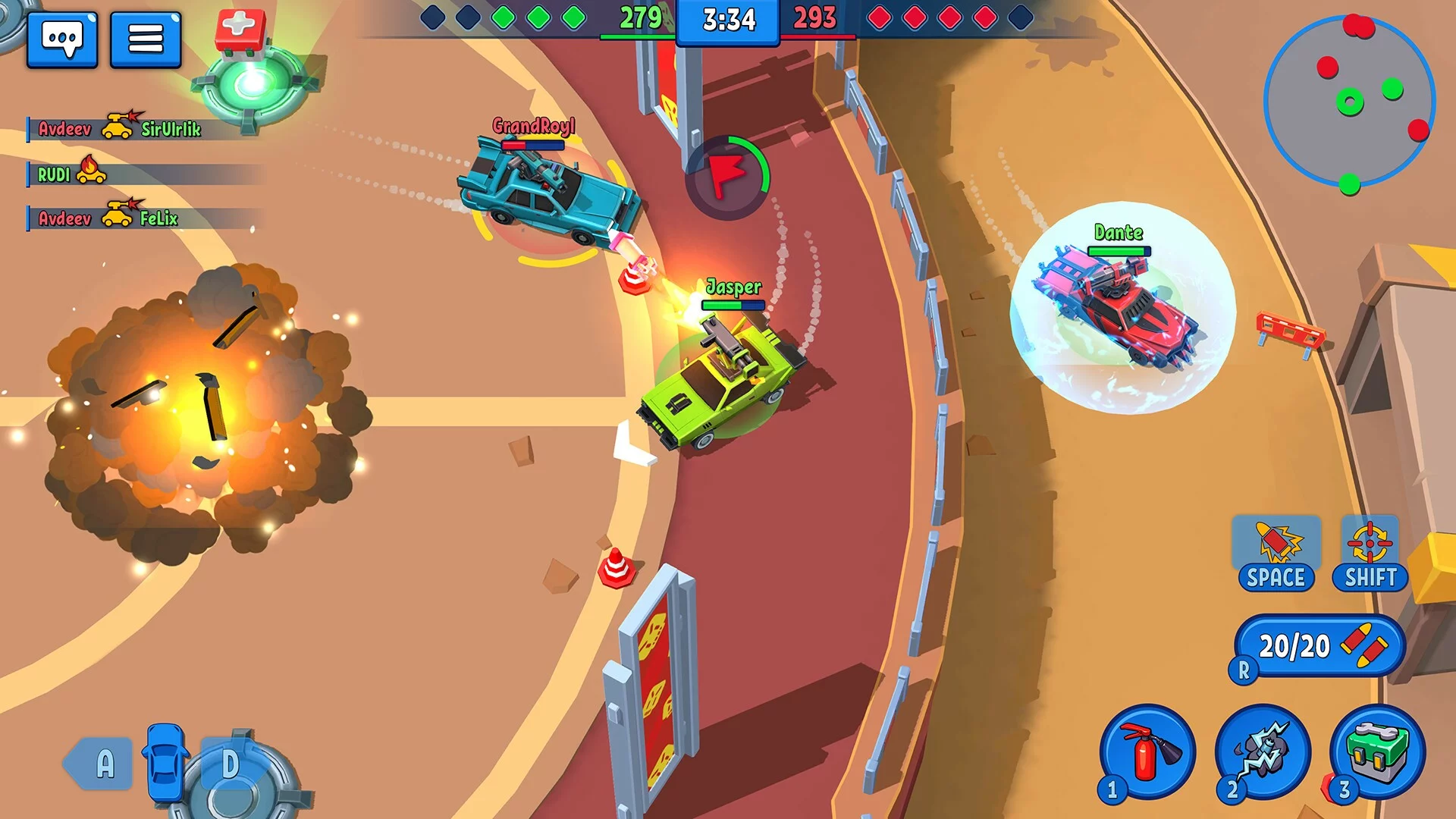 Изображение игры: Rage of Car Force: Car Crashing Games