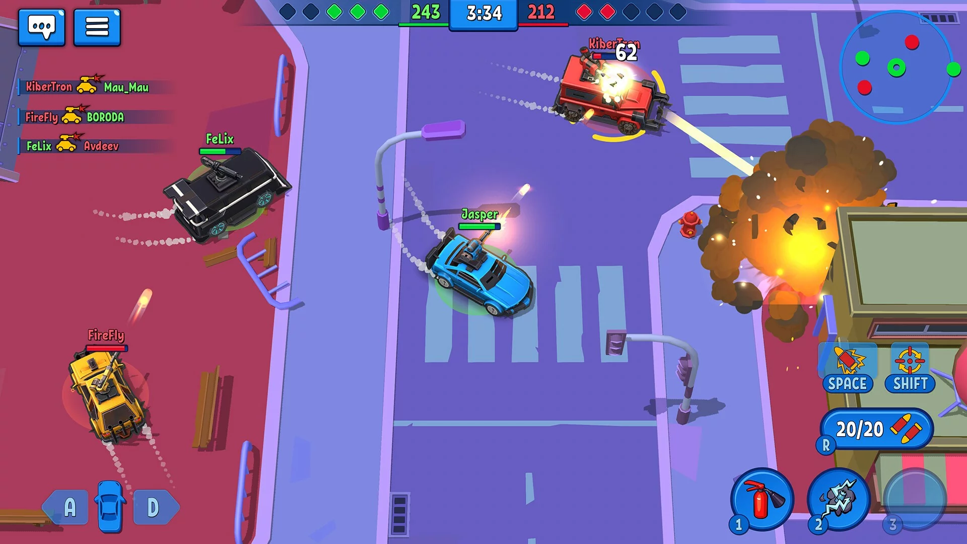 Изображение игры: Rage of Car Force: Car Crashing Games