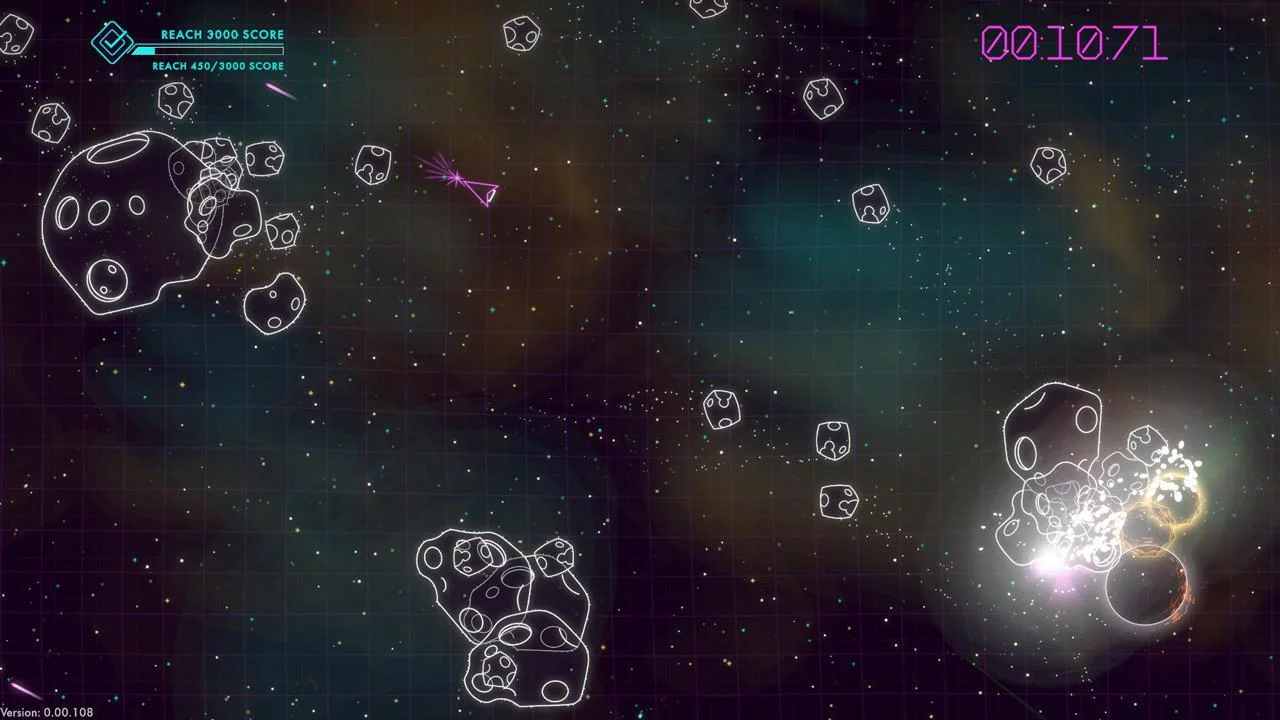Изображение игры: Asteroids Recharged