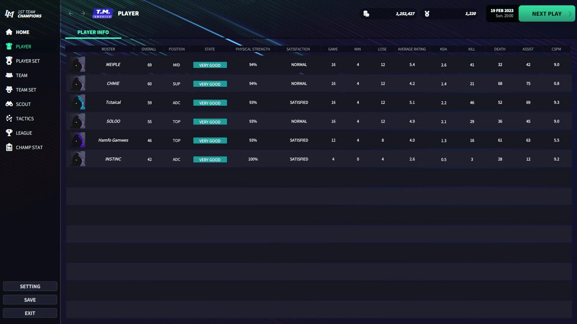 Изображение игры: League Manager 2023
