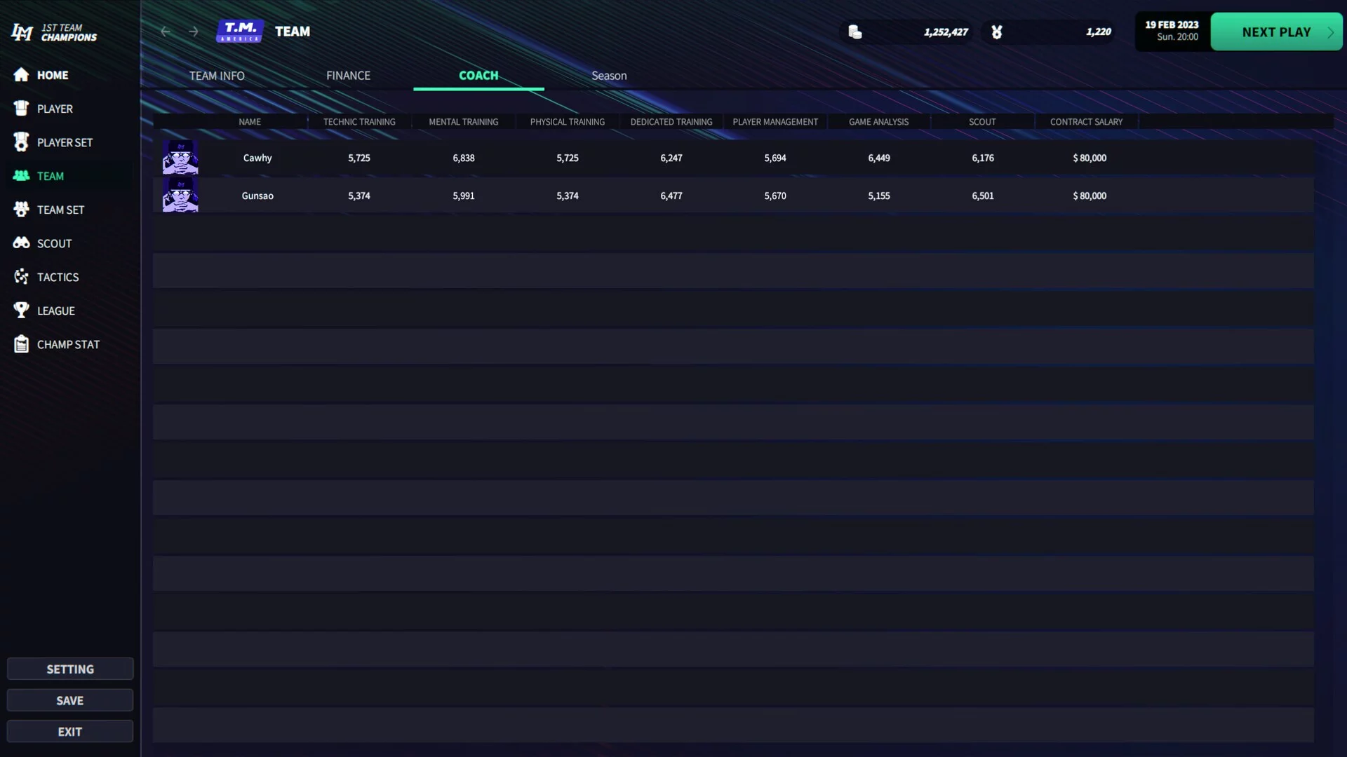 Изображение игры: League Manager 2023