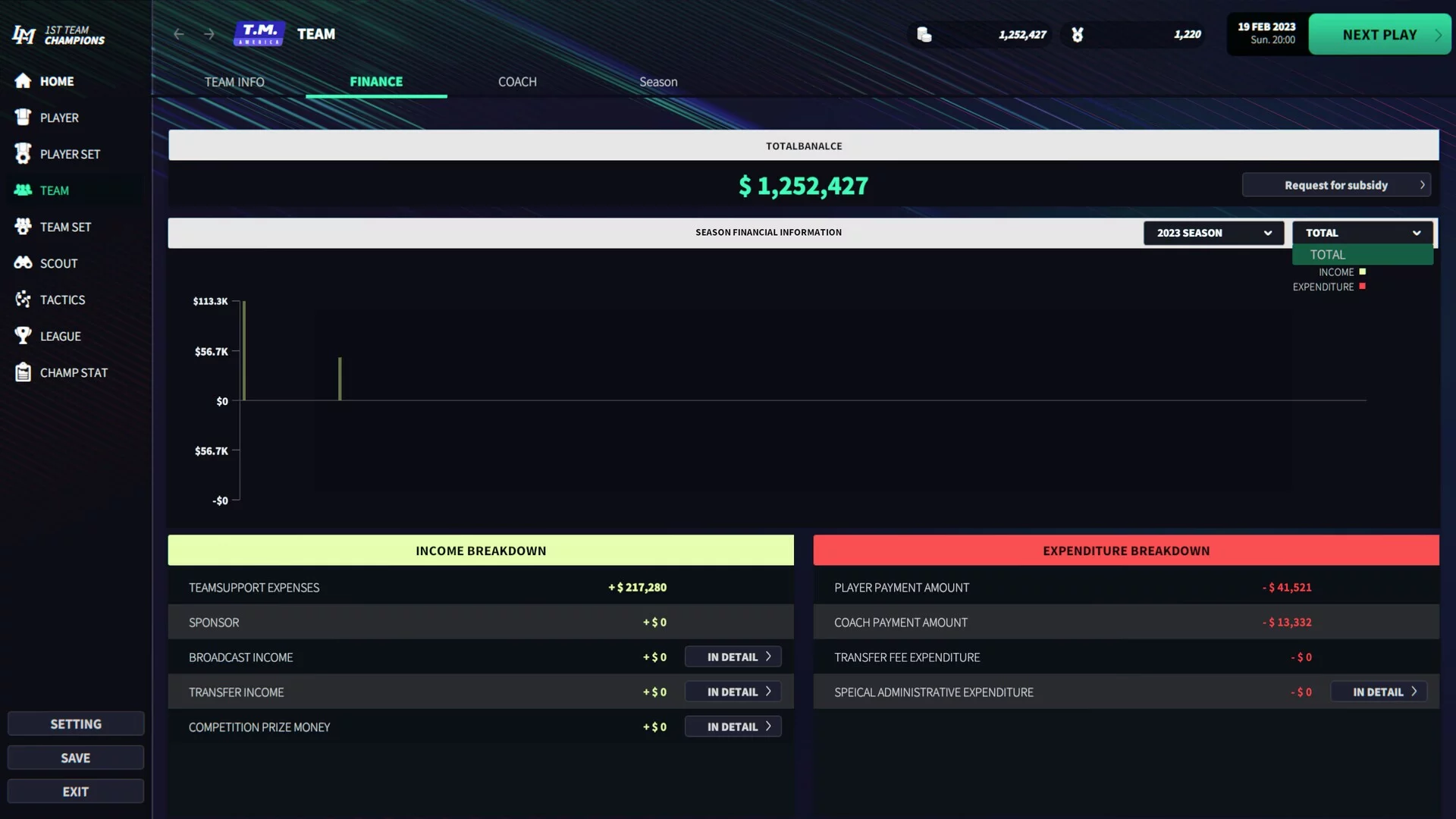 Изображение игры: League Manager 2023