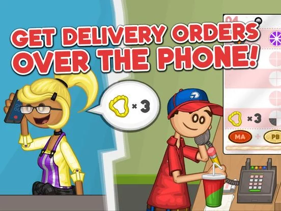 Изображение игры: Papa's Pizzeria HD