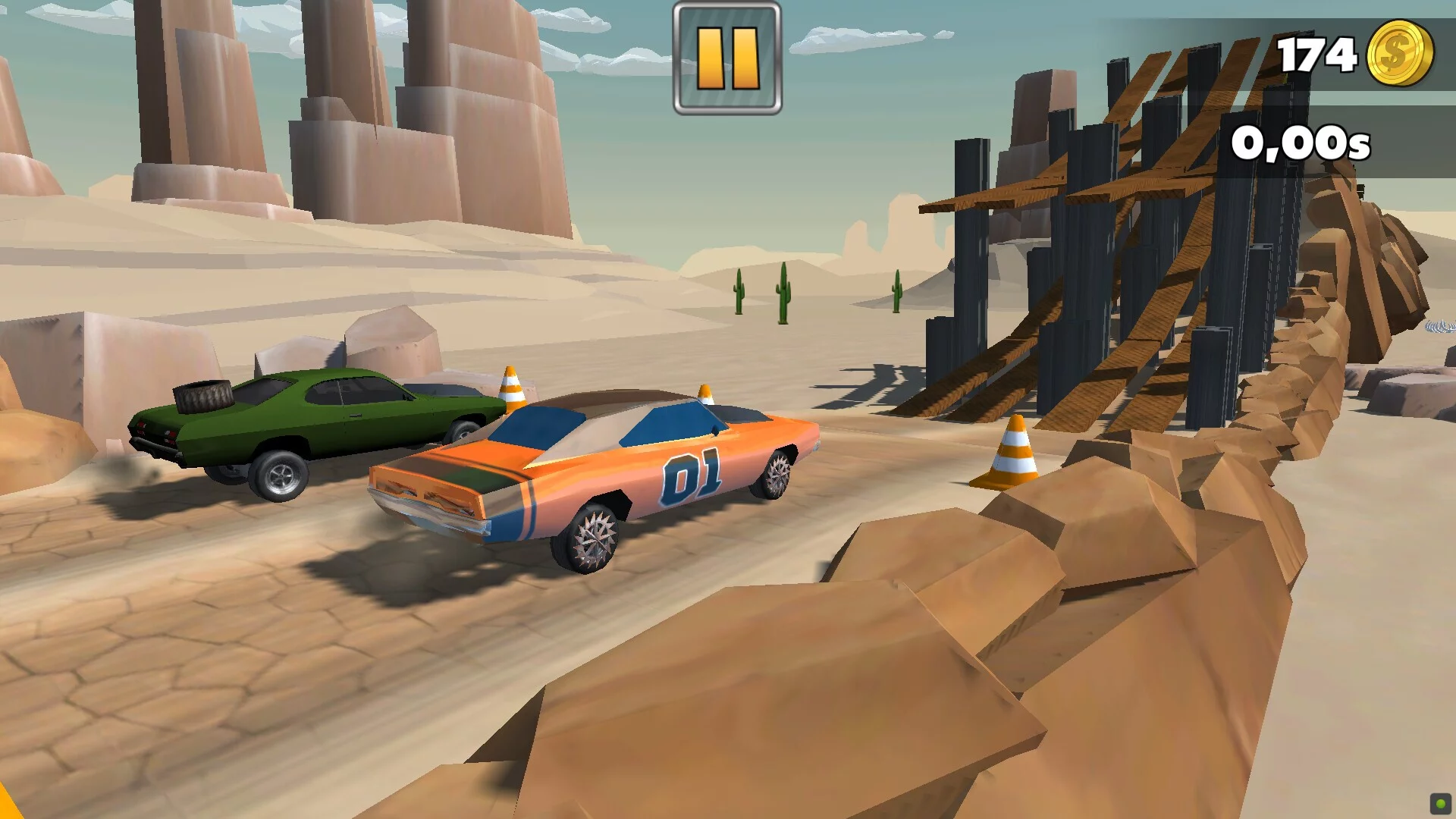 Изображение игры: Race in Desert