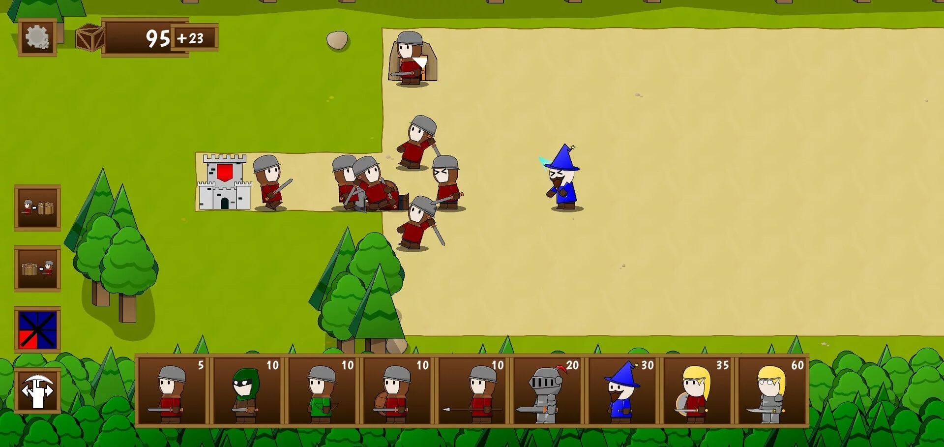 Изображение игры: Fantasy Mercenary Wars