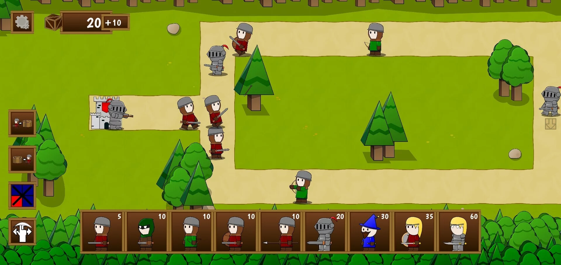 Изображение игры: Fantasy Mercenary Wars