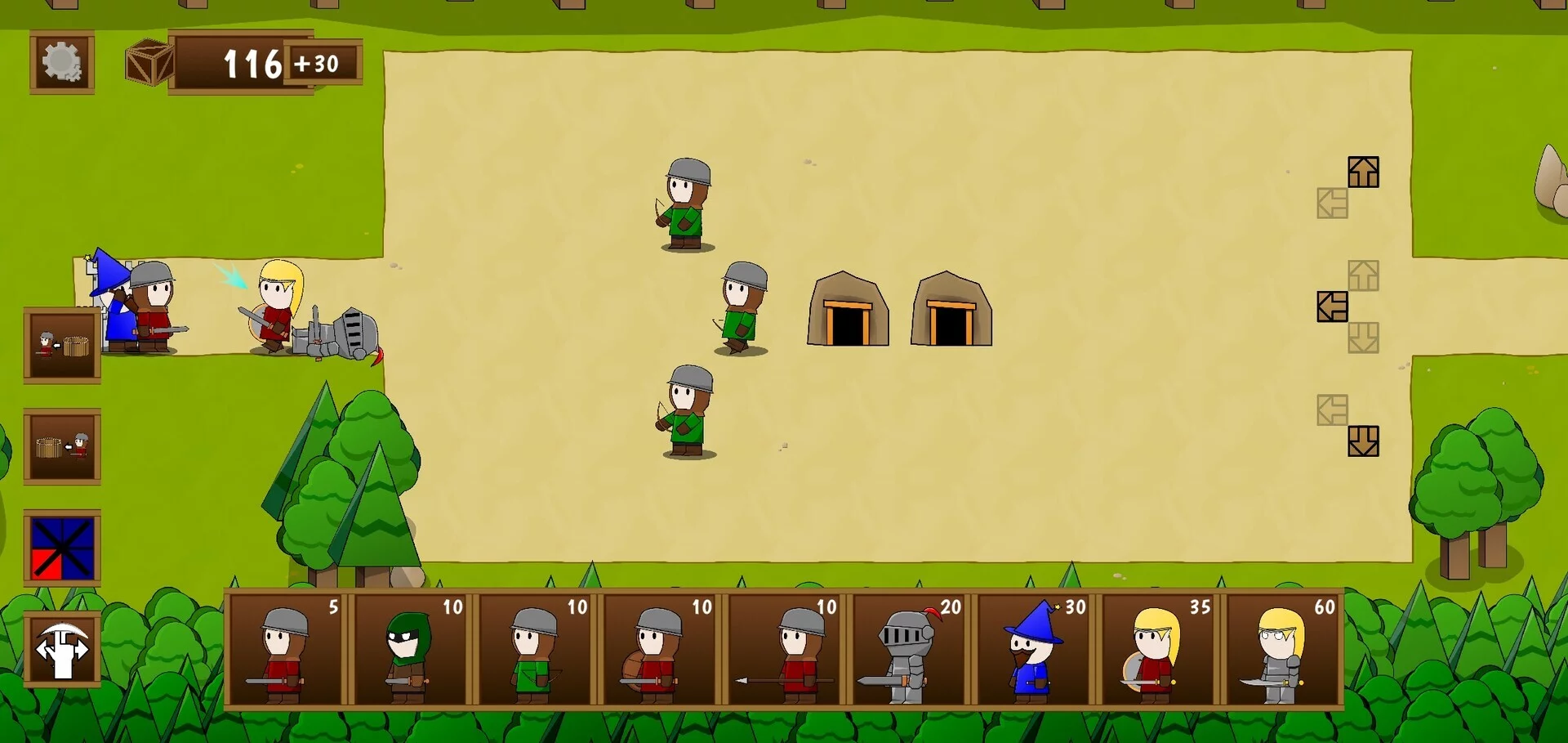 Изображение игры: Fantasy Mercenary Wars