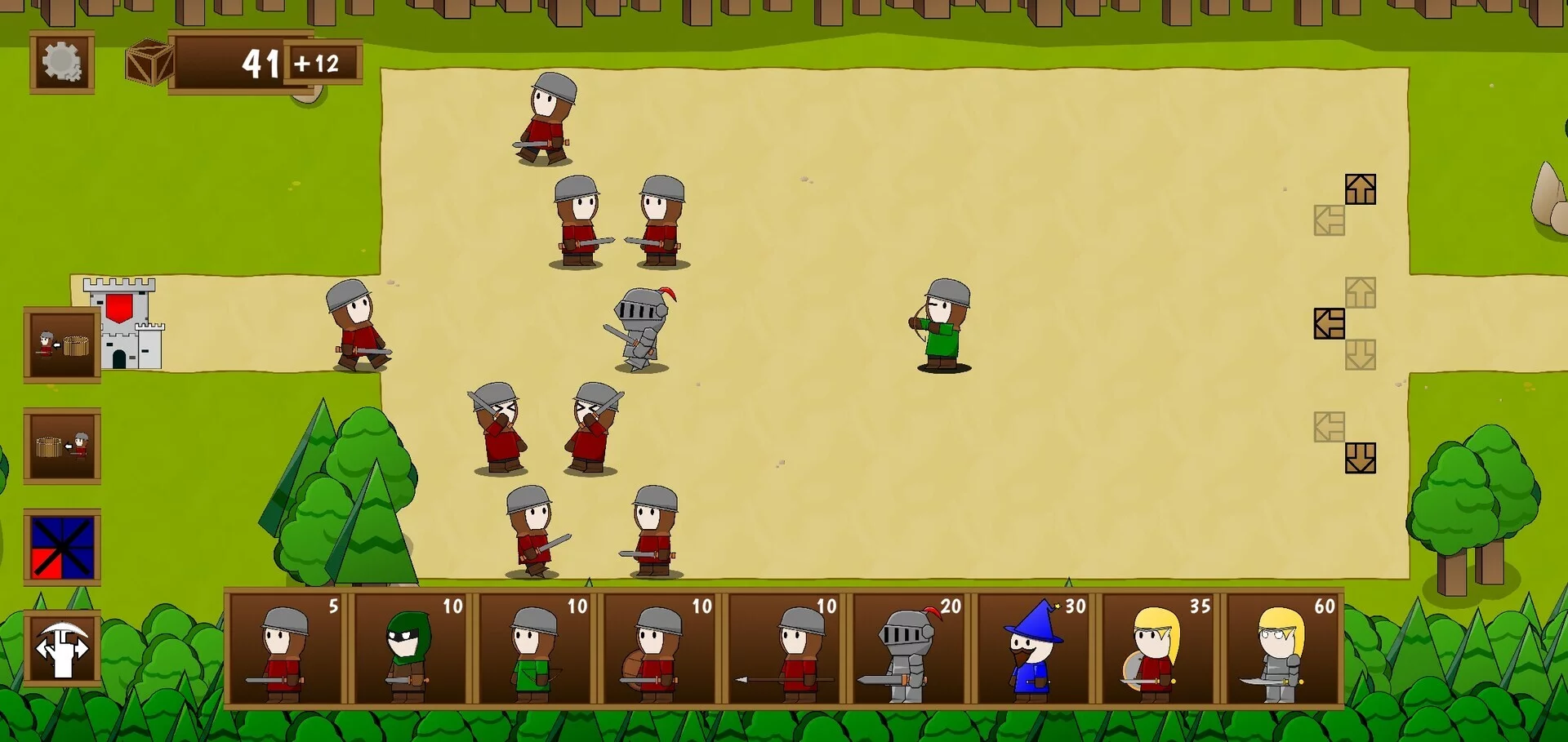 Изображение игры: Fantasy Mercenary Wars