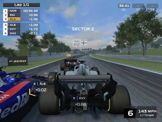Изображение игры: F1 Mobile Racing