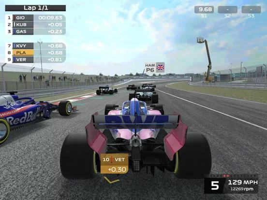 Изображение игры: F1 Mobile Racing