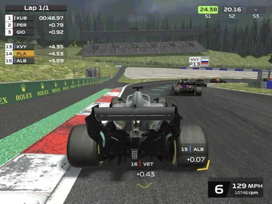 Изображение игры: F1 Mobile Racing