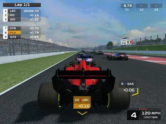 Изображение игры: F1 Mobile Racing