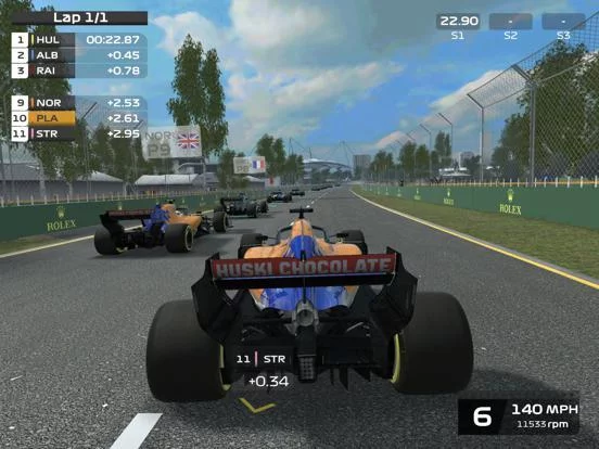 Изображение игры: F1 Mobile Racing