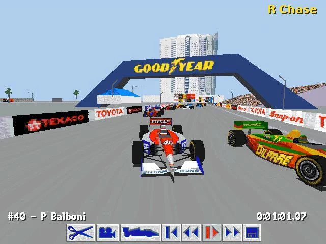 Изображение игры: IndyCar Racing 2