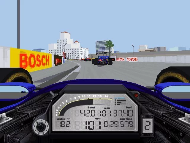 Изображение игры: IndyCar Racing 2