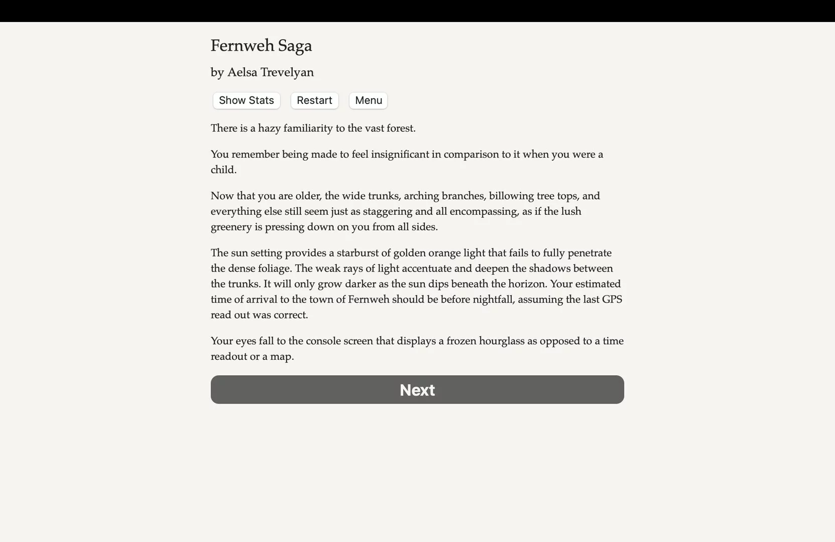 Изображение игры: The Fernweh Saga: Book One