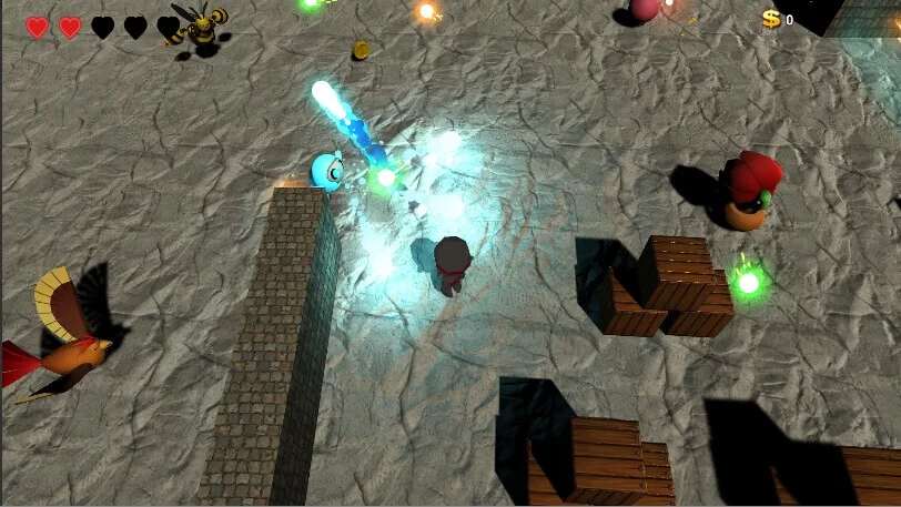 Изображение игры: Ninjas in the Dungeon