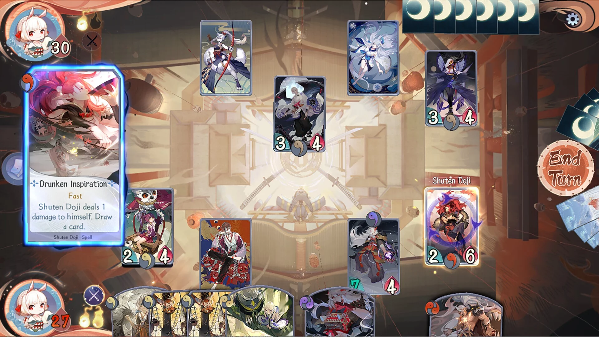 Изображение игры: Onmyoji：the card game