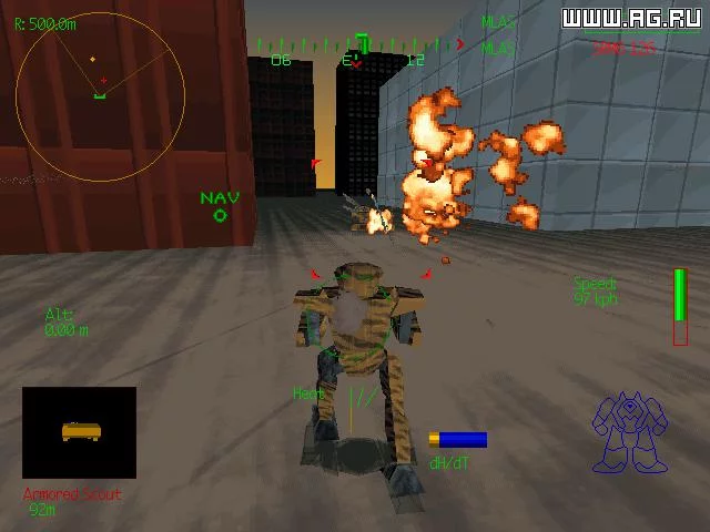 Изображение игры: MechWarrior 2: Mercenaries