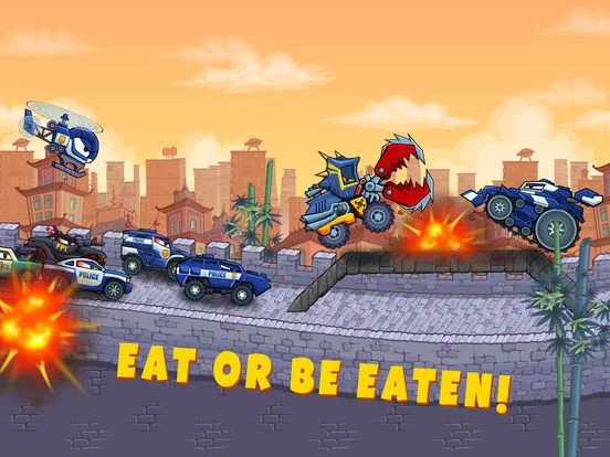 Изображение игры: Car Eats Car 3