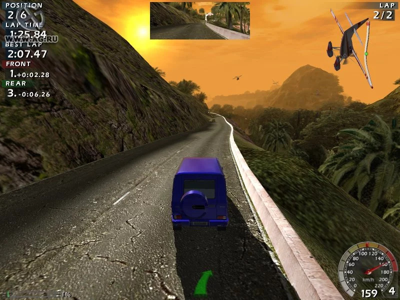 Изображение игры: Mercedes-Benz World Racing