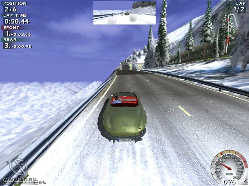 Изображение игры: Mercedes-Benz World Racing