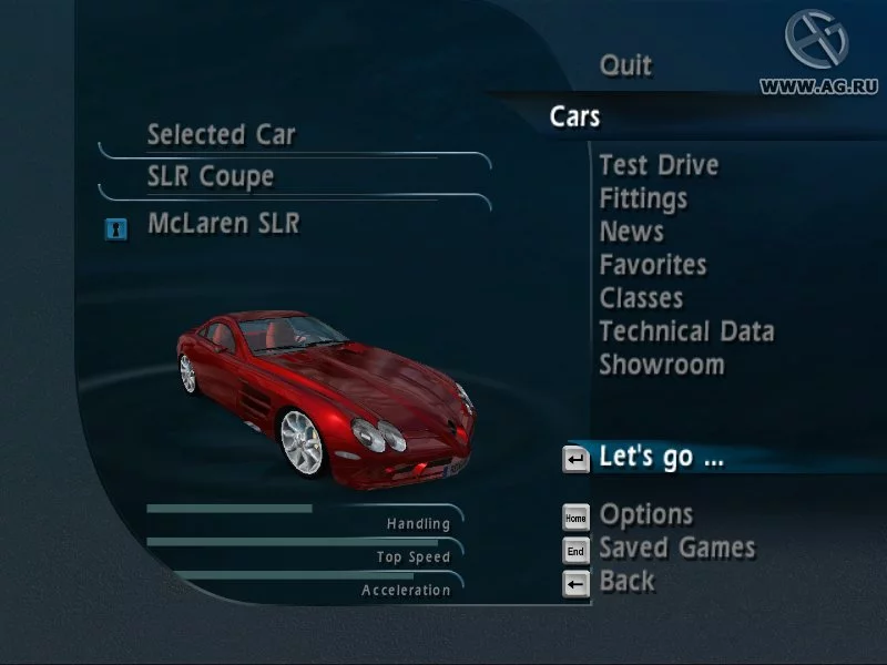 Изображение игры: Mercedes-Benz World Racing