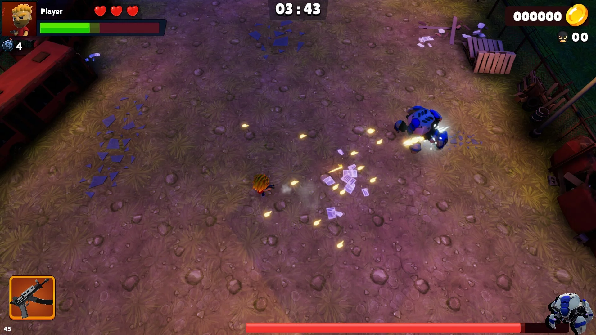 Изображение игры: Gunslinger Top down shooter