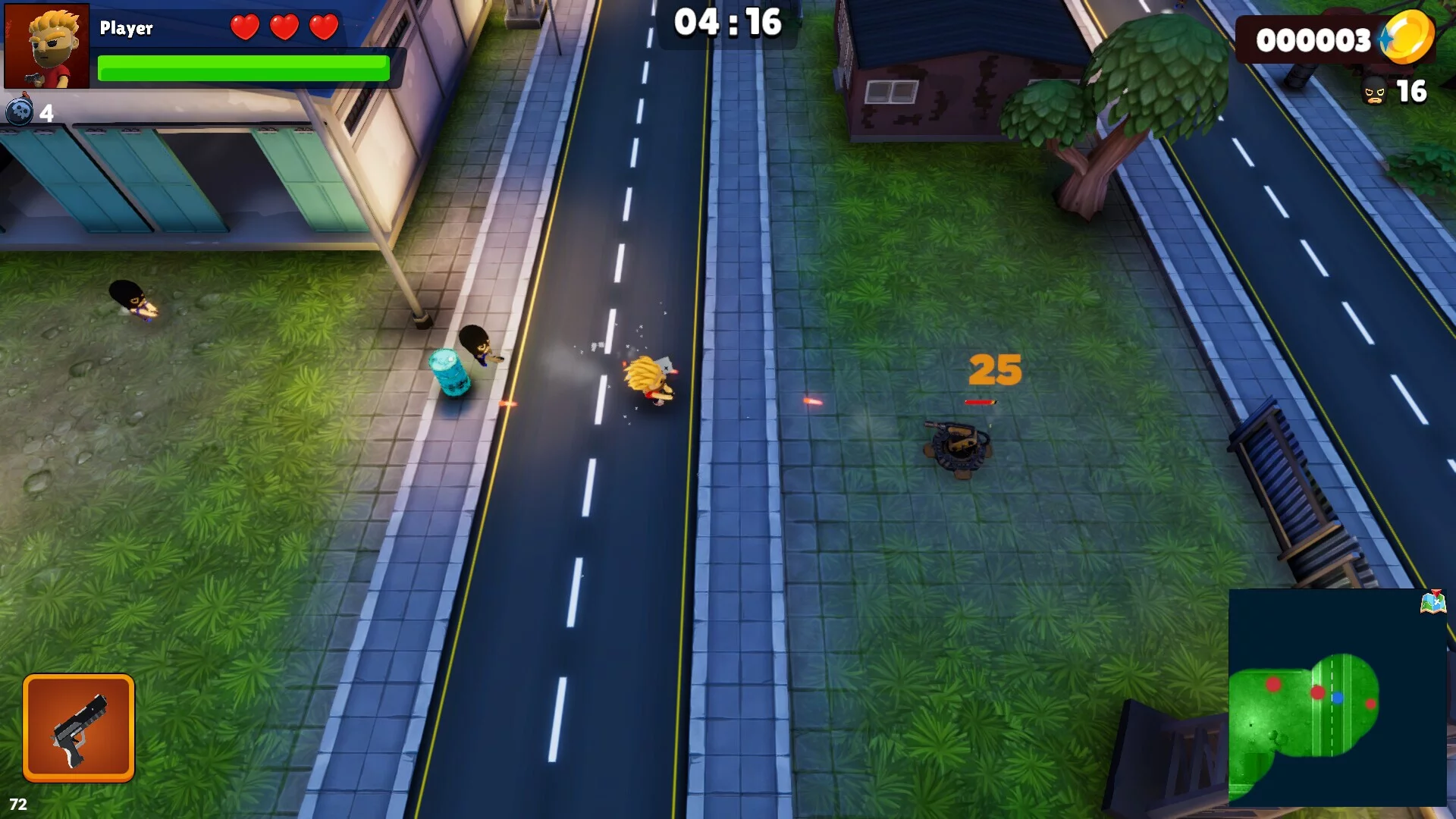 Изображение игры: Gunslinger Top down shooter