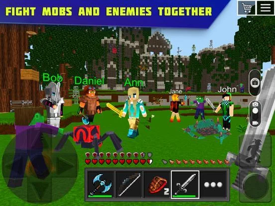 Изображение игры: Planet of Cubes Survival Craft