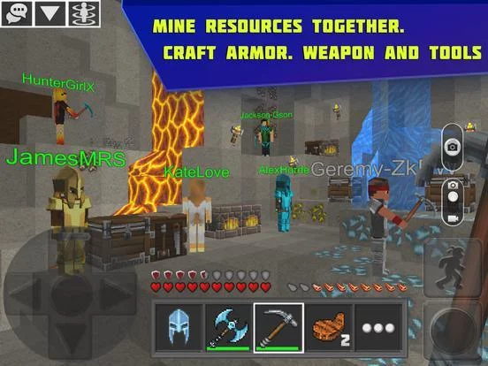 Изображение игры: Planet of Cubes Survival Craft