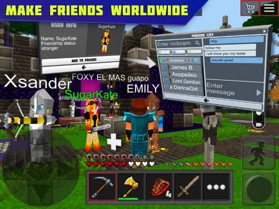 Изображение игры: Planet of Cubes Survival Craft