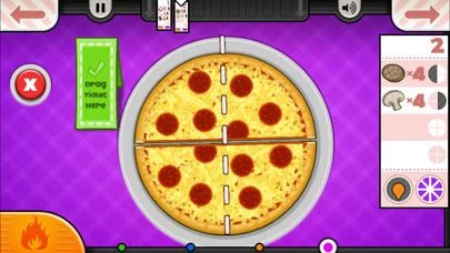 Изображение игры: Papa's Pizzeria To Go!