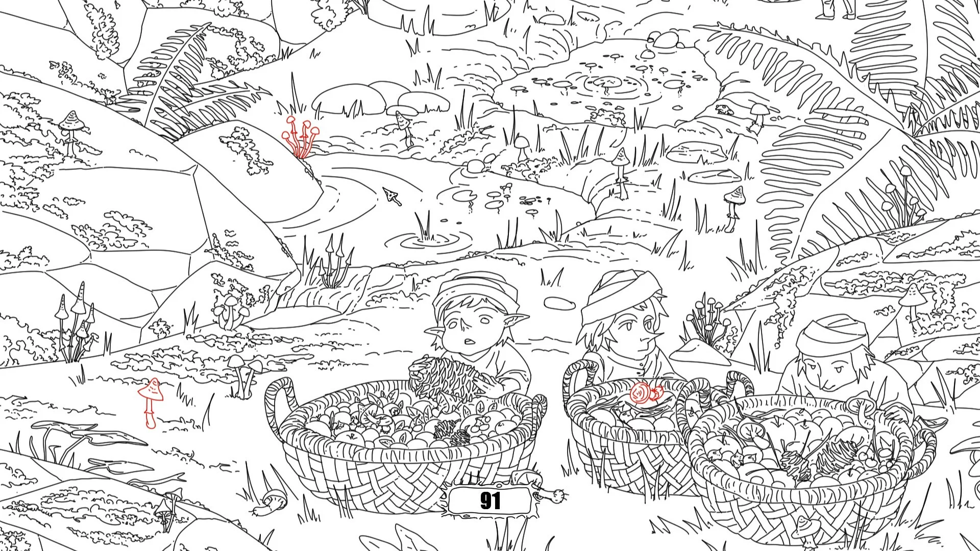 Изображение игры: 100 hidden mushrooms