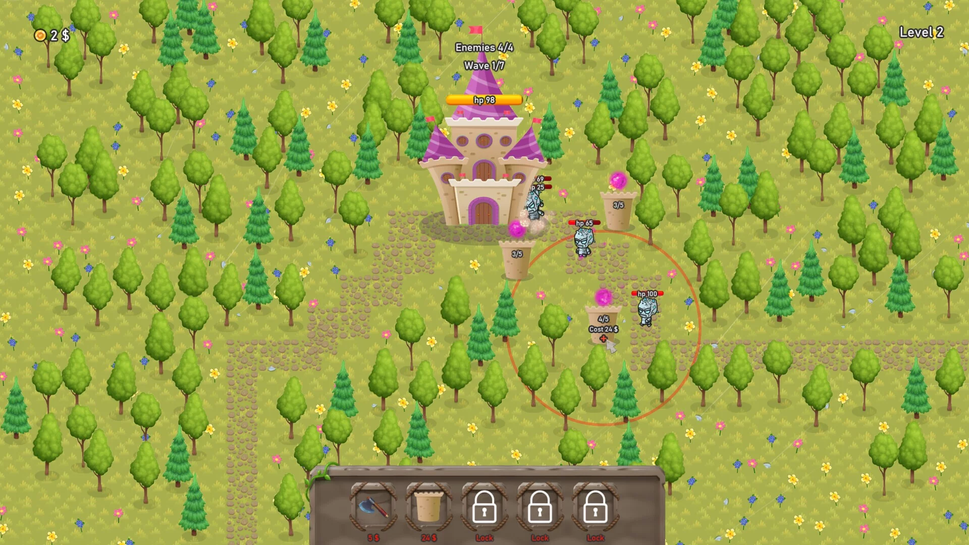 Изображение игры: Forest towers