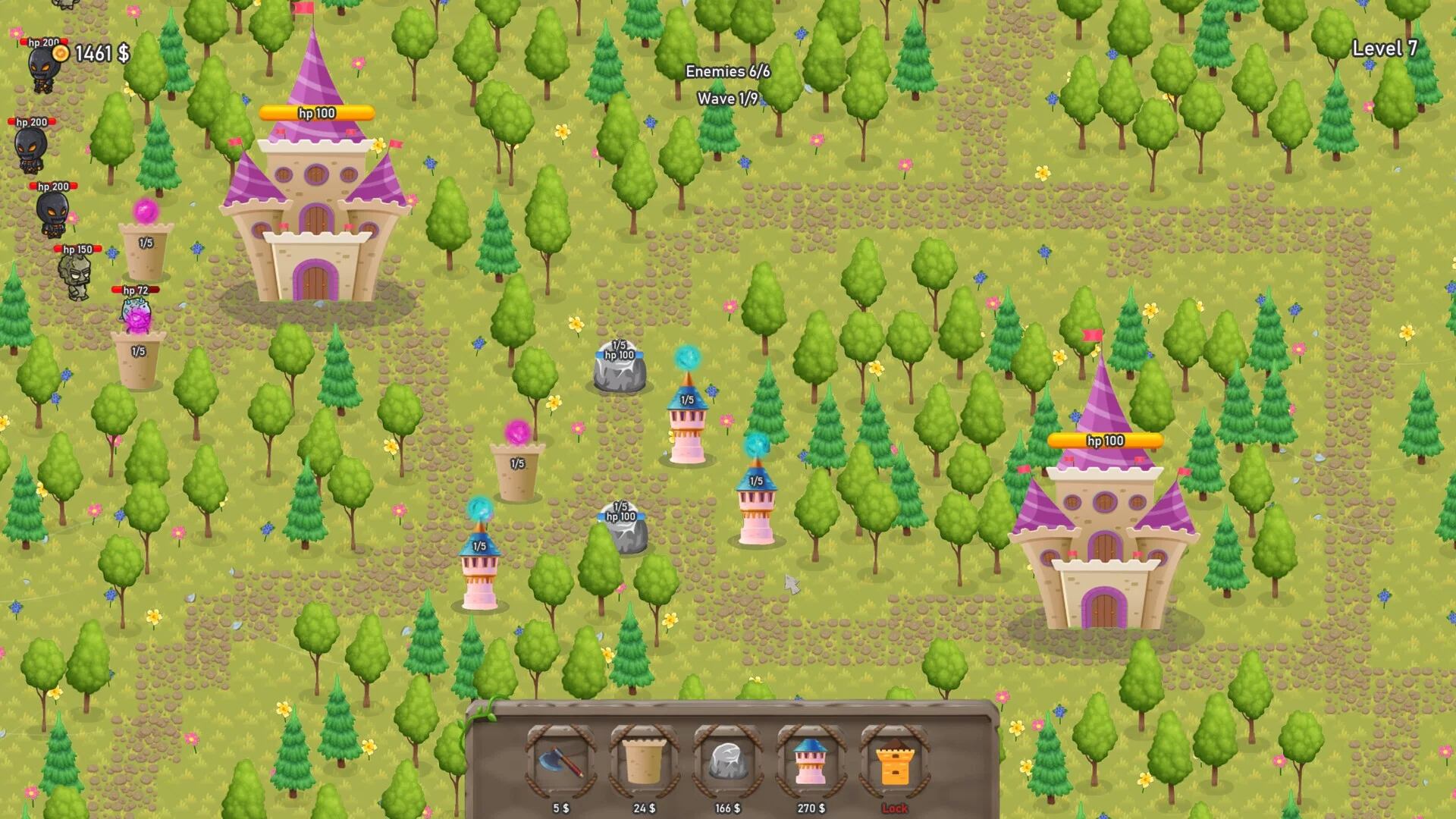 Изображение игры: Forest towers