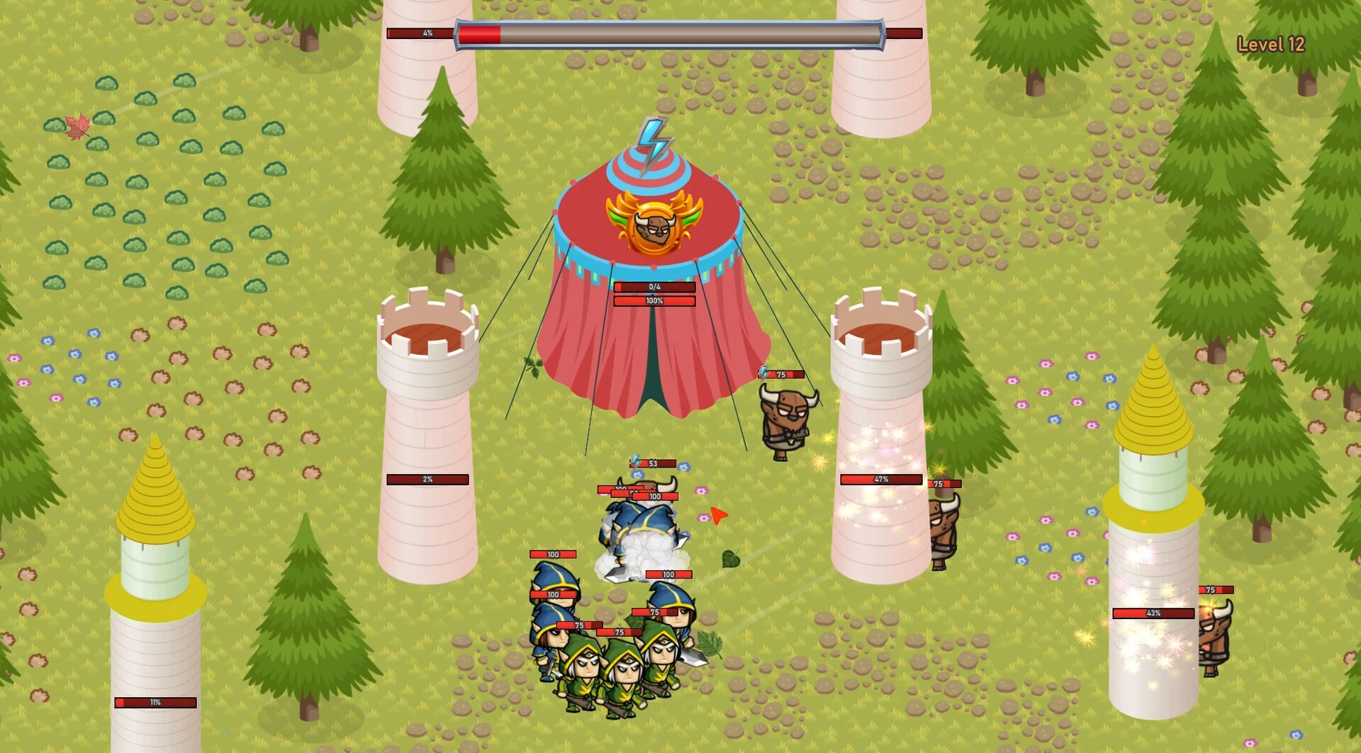 Изображение игры: Medieval towers