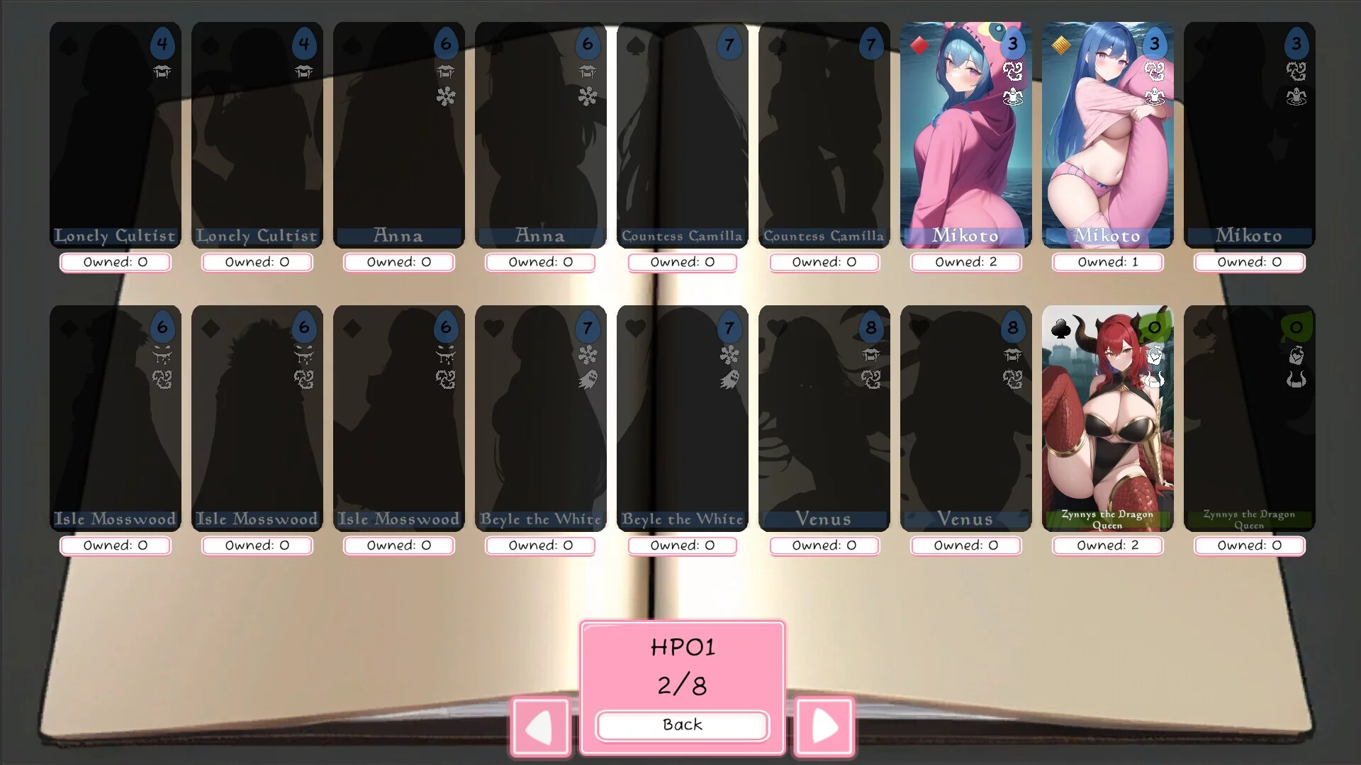 Изображение игры: Orphus - A Hentai CCG