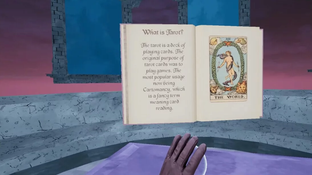 Изображение игры: EsoTarot VR