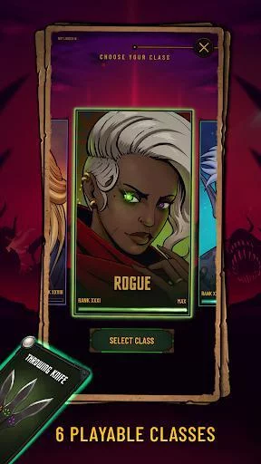 Изображение игры: Dawncaster: Deckbuilding RPG