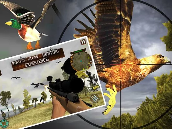 Изображение игры: Island Bird Hunting: Shooter Survival
