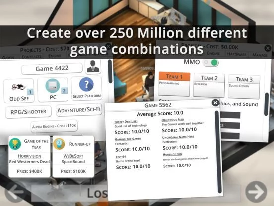 Изображение игры: Game Studio Tycoon 3 Free