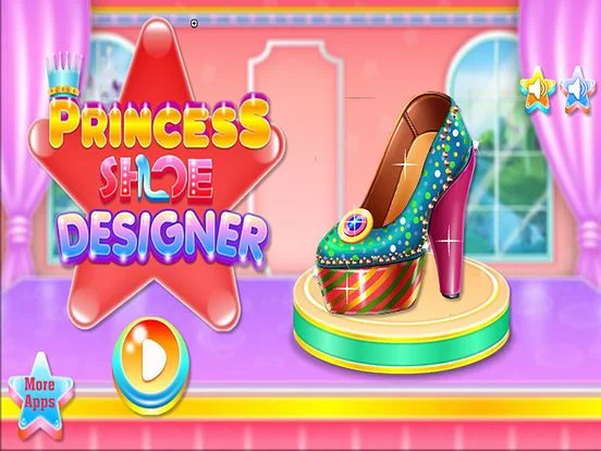 Изображение игры: Princess Shoe Designer