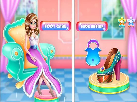Изображение игры: Princess Shoe Designer