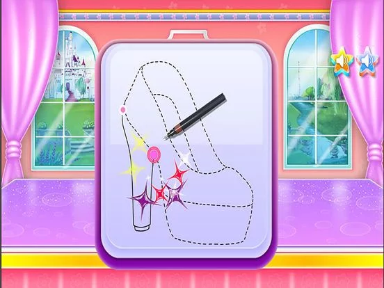 Изображение игры: Princess Shoe Designer