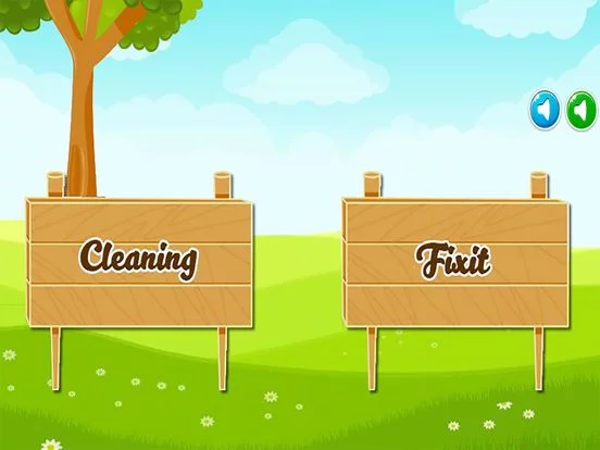 Изображение игры: Garden Cleaning