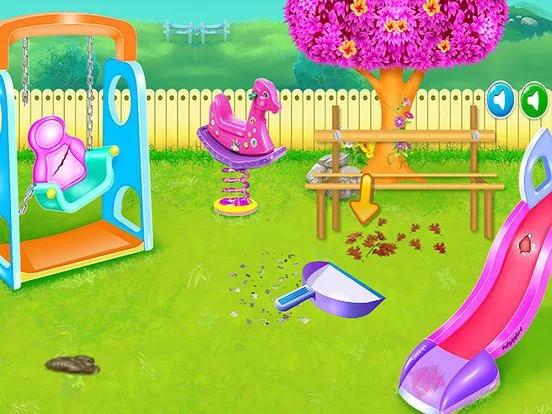 Изображение игры: Garden Cleaning