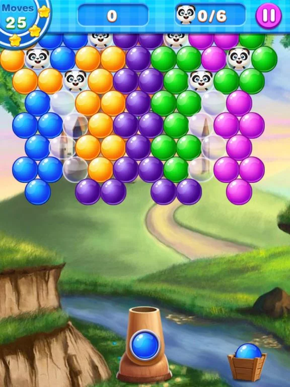 Изображение игры: 熊猫泡泡大作战