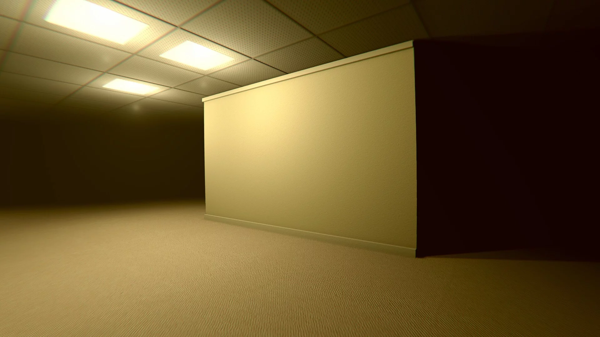 Изображение игры: INTO THE BACKROOMS