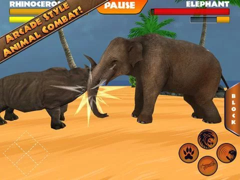 Изображение игры: Safari Arena: Wildlife Arcade Fighter